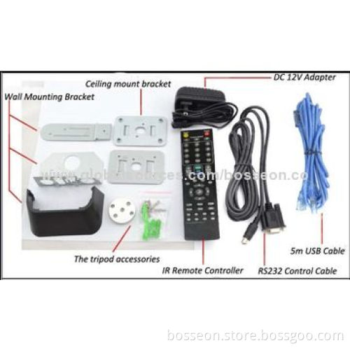 USB Interface Fixed Focus Full HD PTZ Conference Camera 720p 1080p
